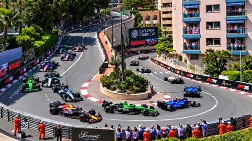 Fast Monte Carlo Tracage Monaco Grand Prix F1 4