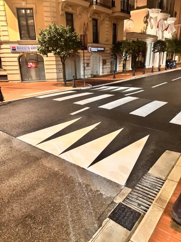 bandes thermocollees sur enrobe neuf 7