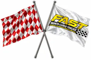 drapeaux fast monaco damiers